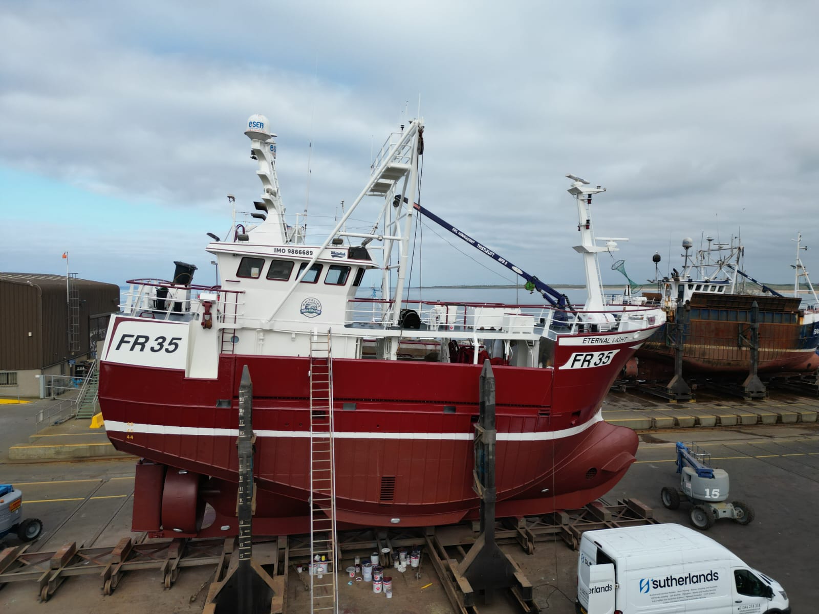 boat painting Fraserburgh | Aberdeenshire